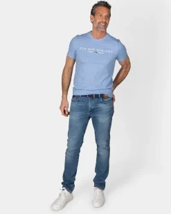 Basic blaues T-Shirt