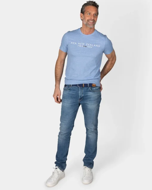 Basic blaues T-Shirt