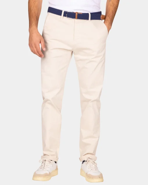 Baumwoll Chino Ecru - Powder Sand