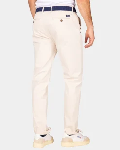 Baumwoll Chino Ecru - Powder Sand