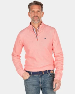 Baumwollpullover mit Reißverschluss - Red Cider