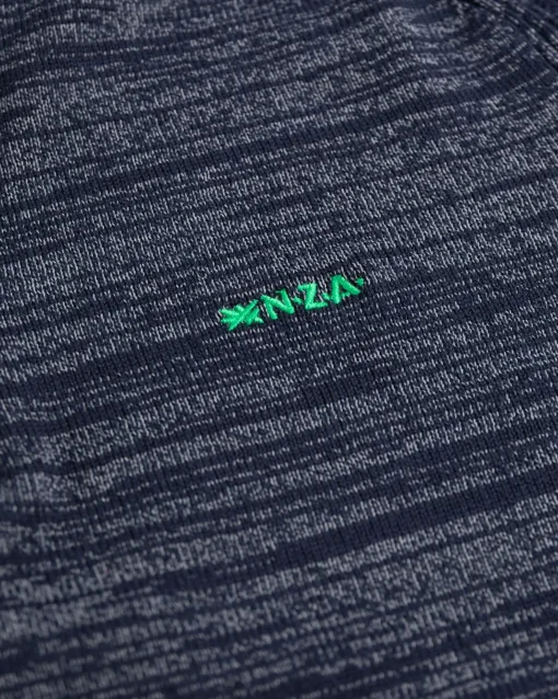Baumwollpullover mit Reißverschluss Grey - Reef Navy