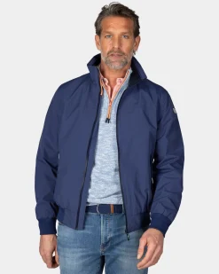 Blaue Sommerjacke