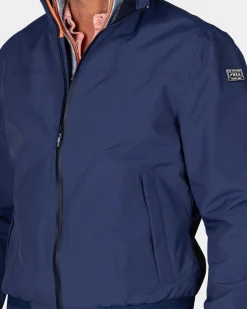 Blaue Sommerjacke