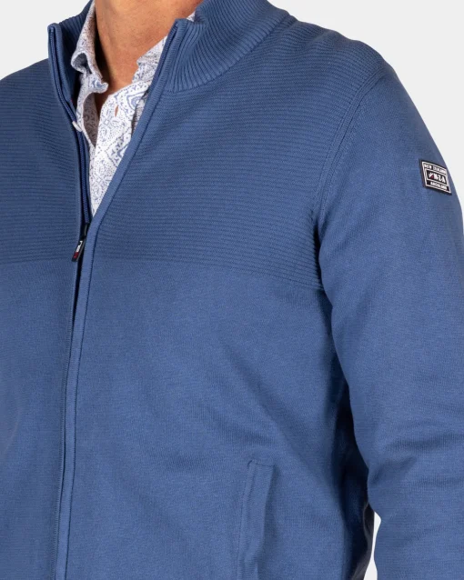 Blauer Cardigan