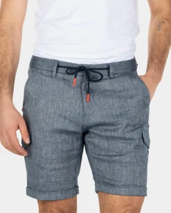 Cargo-Shorts aus Baumwolle - Key Navy