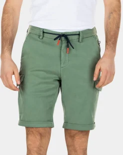 Cargo-Shorts aus Lyocell-Baumwolle - Active Army