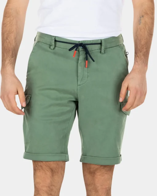 Cargo-Shorts aus Lyocell-Baumwolle - Active Army