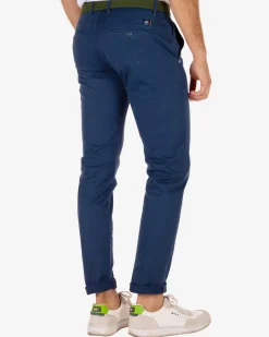 Chinohose Napier Twill Stretch - Storm Blue
