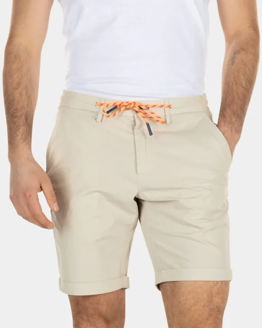 Chino-Shorts aus Baumwolle mit Kordelzug - Light Kit