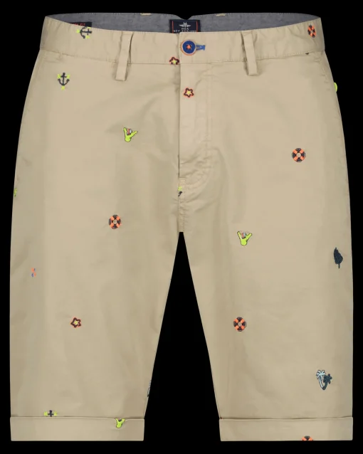 Chino-Shorts aus Ethan-Baumwolle - Beach Sand