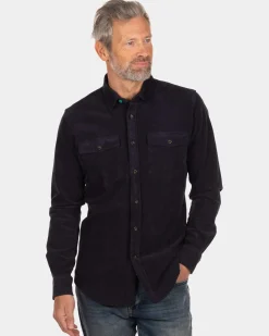 Corduroy overshirt Opuiaki - Steady Navy