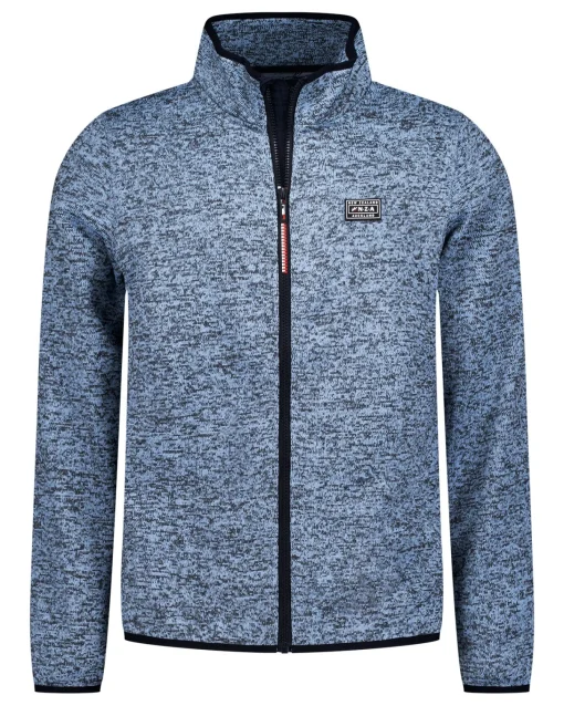 Dunkelblaue Terry-Sweatjacke - Winter Navy