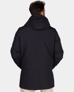 Dunkelblauer wattierter Parka - Winter Navy