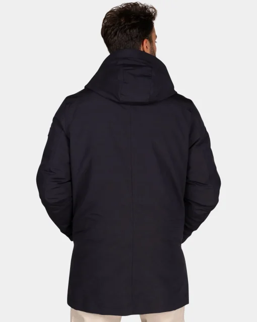 Dunkelblauer wattierter Parka - Winter Navy