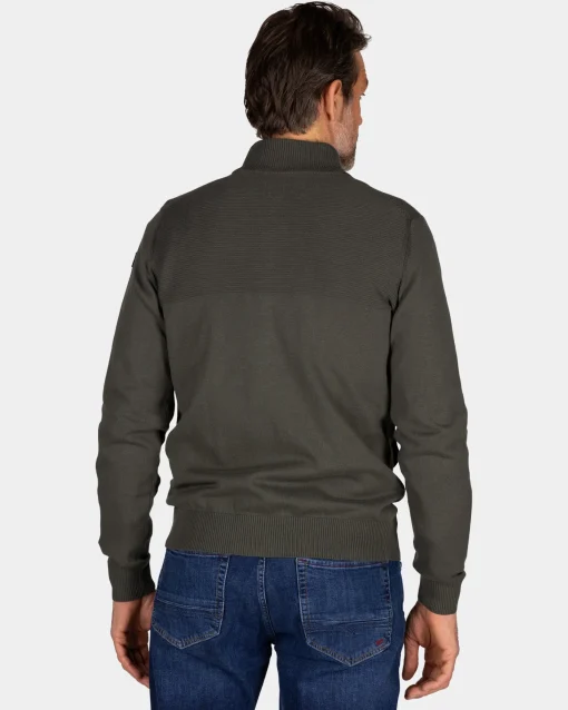 Dunkelgrüner Cardigan