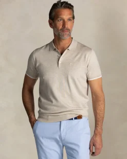 Ecru Strickpolo