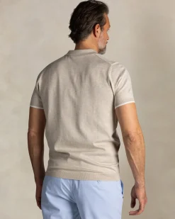 Ecru Strickpolo