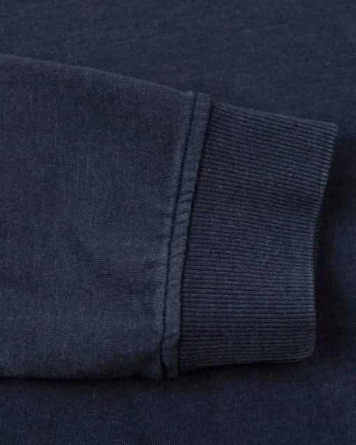 Einfarbiger Pullover mit Rundhalsausschnitt - Traditional Navy