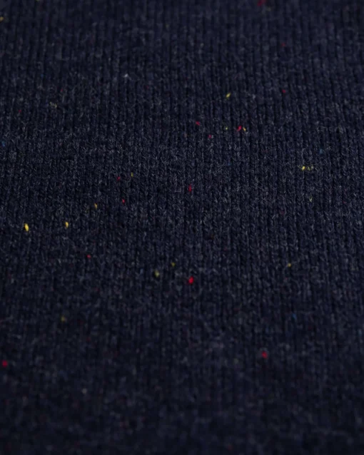 Einfarbiger Pullover mit Knöpfen Brownlee - Ink Navy