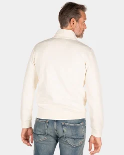 Einfarbiger Stretch-Cardigan - Cream
