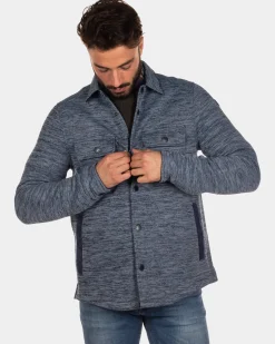 Fleece-Überhemd Frankton - Steady Navy