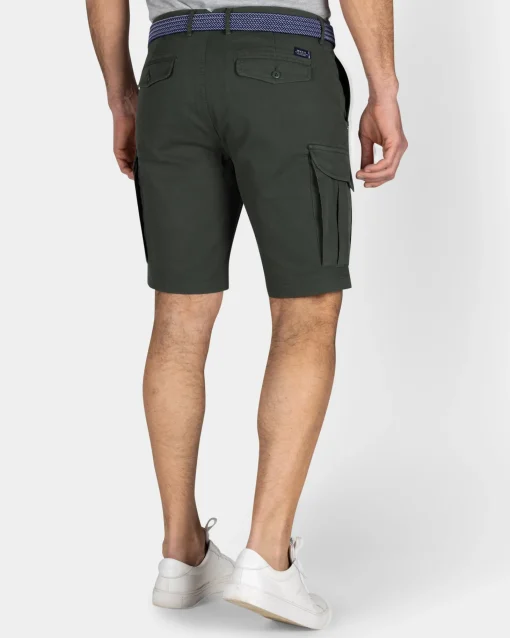 Grüne Cargo-Shorts