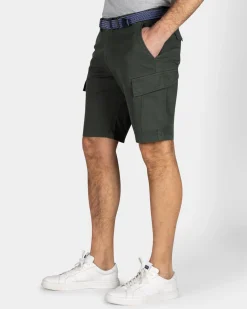 Grüne Cargo-Shorts