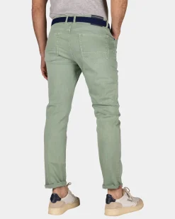 Grüne 5-Pocket-Jeans - Sage