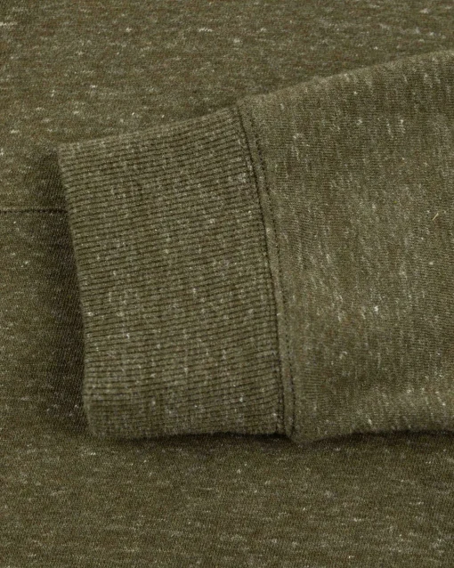 Grüner Kapuzenpullover mit weißem Streifen - Jacket Army