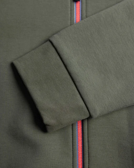 Grüner sportlicher Cardigan