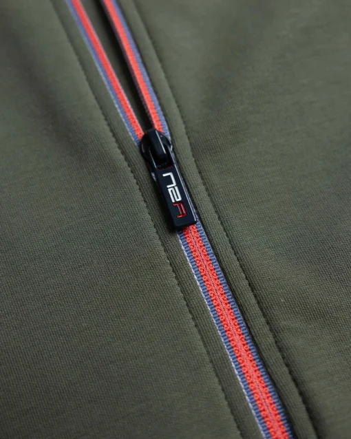 Grüner sportlicher Cardigan