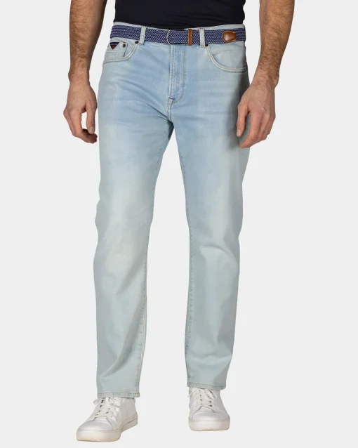 Hellblaue Jeans mit Stretch