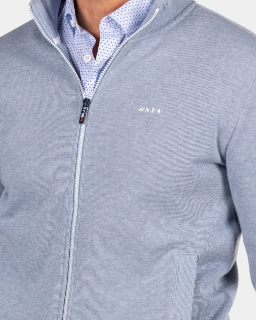 Hellblaue Strickjacke - Phantom Blue