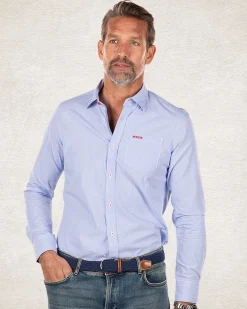 Hellblaues Baumwollhemd - Light Blue