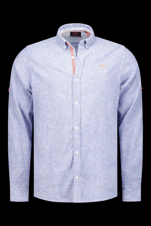Hellblaues Hemd mit Streifen - Light Blue