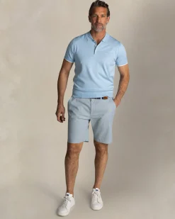 Hellblaues klassisches Poloshirt