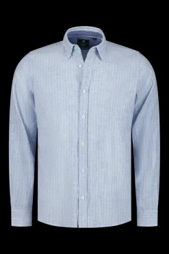 Hellblaues Leinenhemd - Dusk Navy