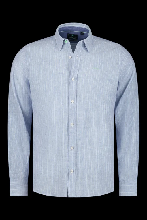 Hellblaues Leinenhemd - Dusk Navy