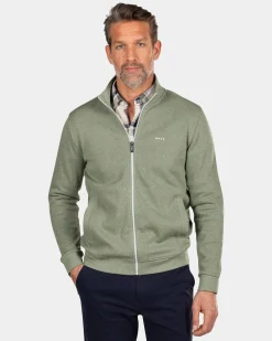 Hellgrüne Strickjacke - Sage