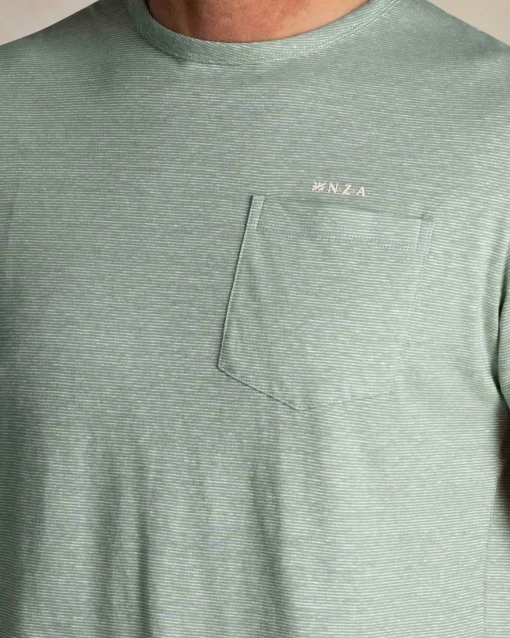 Hellgrünes Leinenshirt