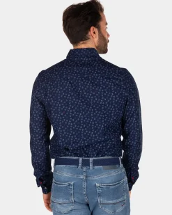 Indigofarbenes Jeanshemd - Indigo