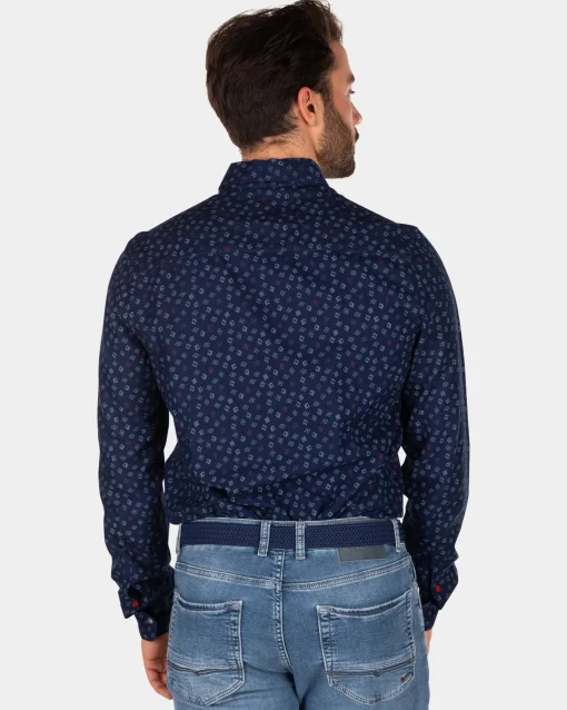 Indigofarbenes Jeanshemd - Indigo