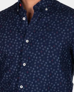 Indigofarbenes Jeanshemd - Indigo