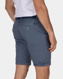 Kurze Stretch-Chinos von Whale Bay - Arkron Blue