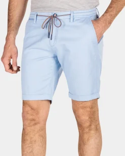 Leinen Shorts - Light Sky
