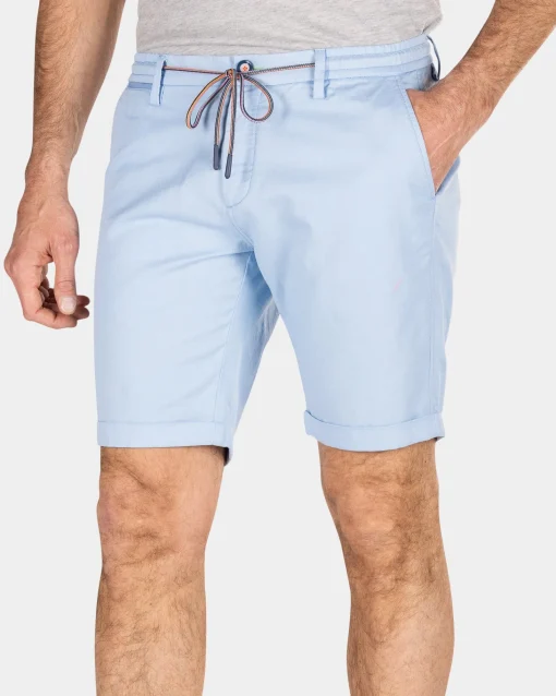 Leinen Shorts - Light Sky