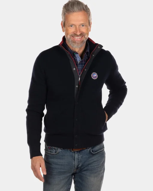 Marineblaue Strickjacke Otama - Steady Navy