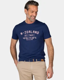 Marineblaues T-Shirt