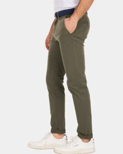 Napier twill stretch - Army grun